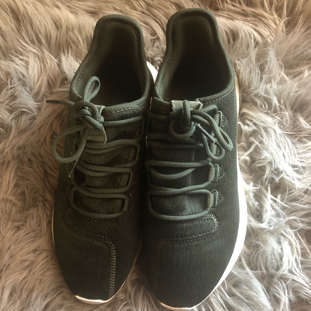 Adidas green tubular shadow sneakers
